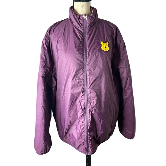 Disney Women's M Winnie The Pooh, Tigger, Piglet, Eore, Packable Puffy Coat - Picture 1 of 4